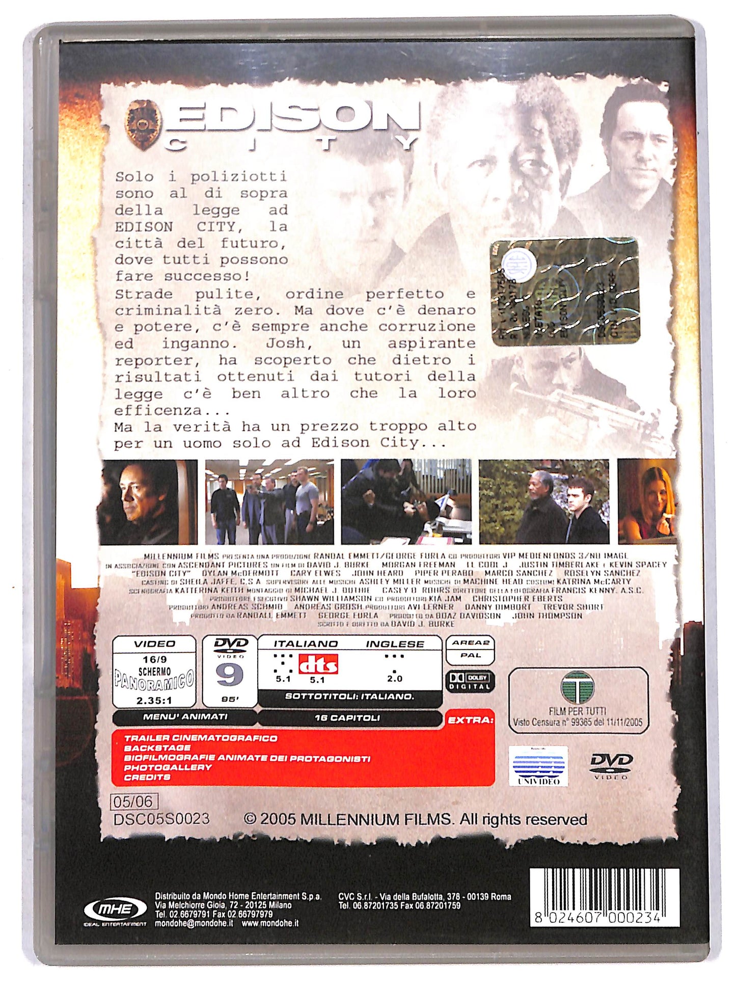 EBOND edison city DVD D712755