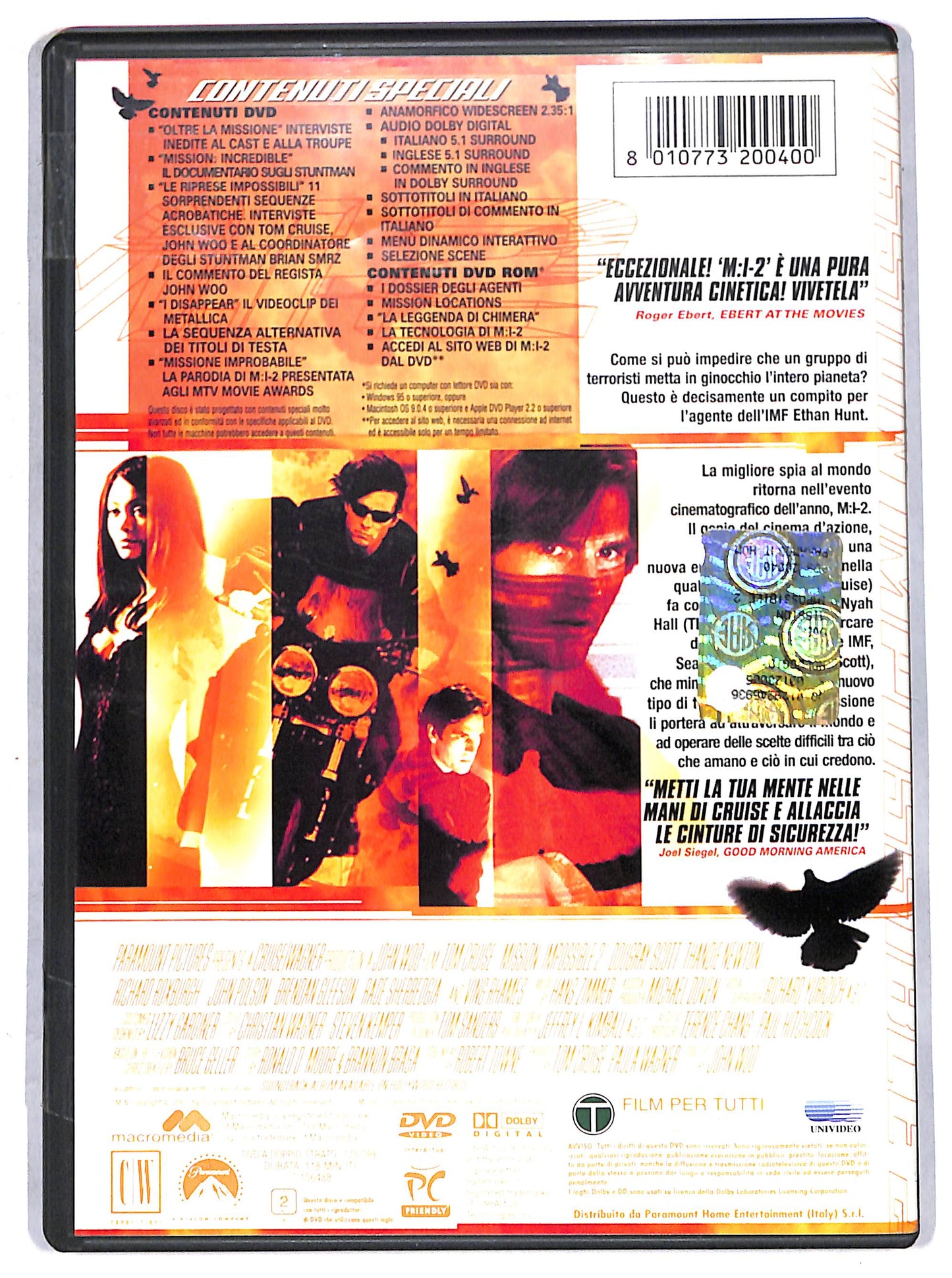 EBOND mission impossible 2 DVD D713302