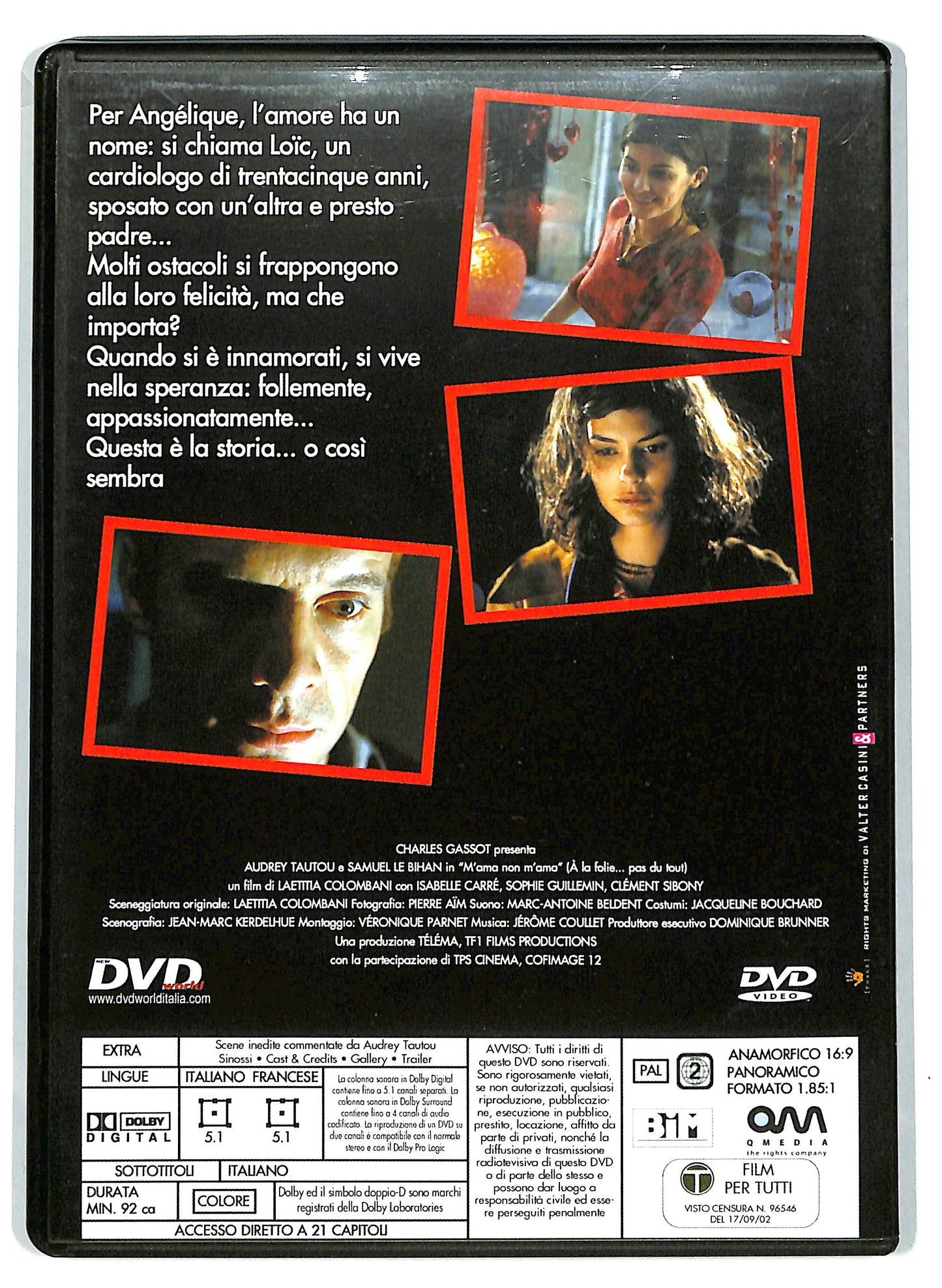 EBOND M'ama non m'ama EDITORIALE DVD D714303