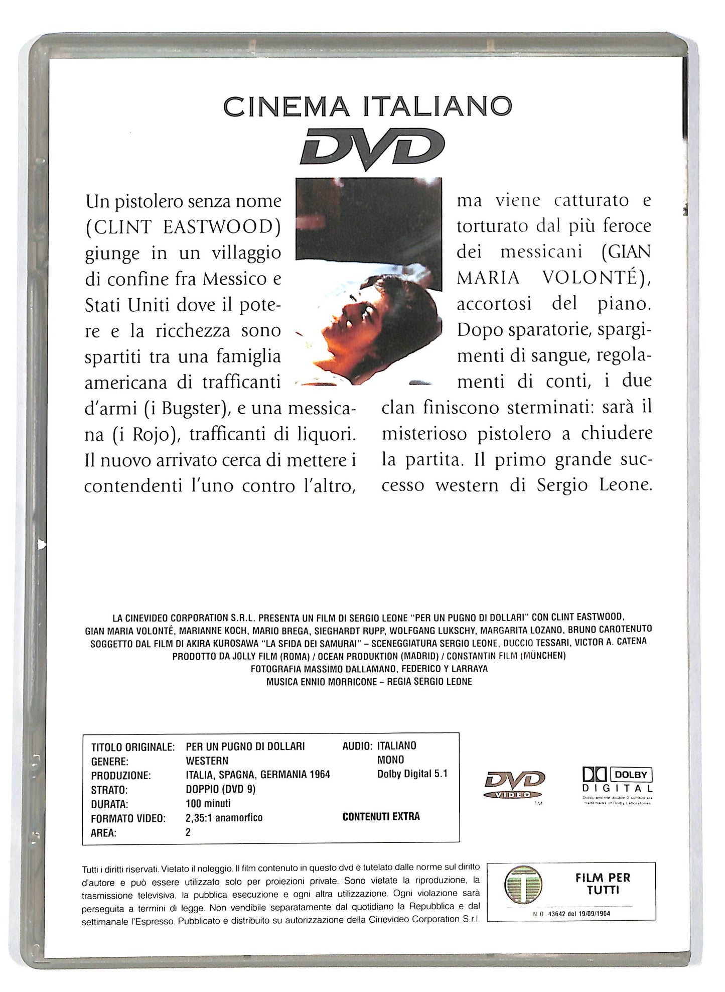 EBOND Per un pugno di dollari Volume 4 EDITORIALE  DVD D714414