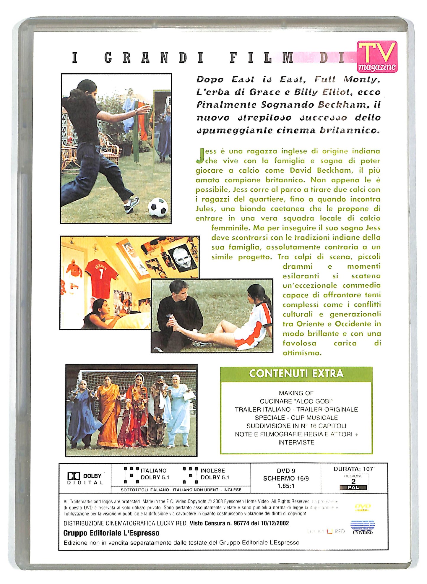 EBOND Sognando Beckham EDITORIALE DVD D714547