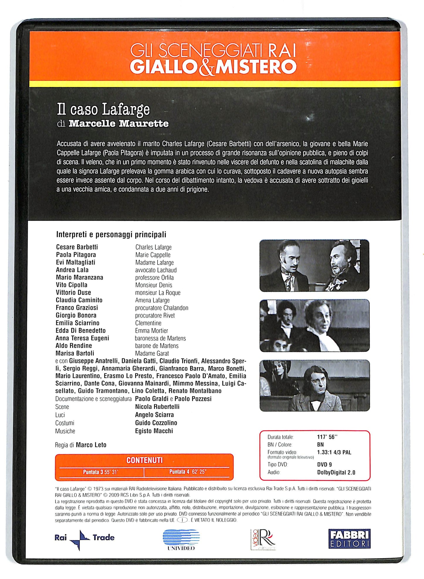EBOND Giallo e Mistero Il caso di Lafarge Puntate 3 - 4 EDITORIALE DVD D714639