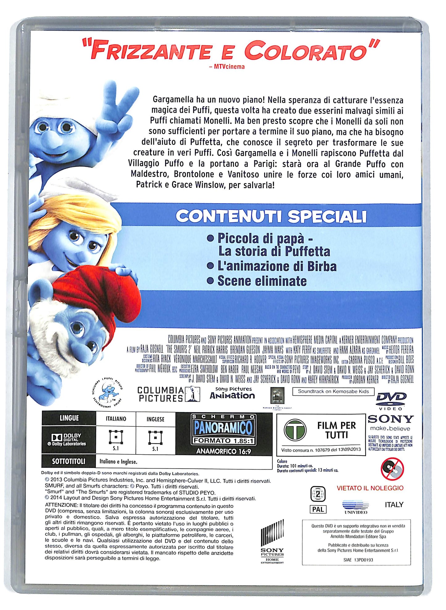 EBOND I Puffi 2 EDITORIALE DVD D714642