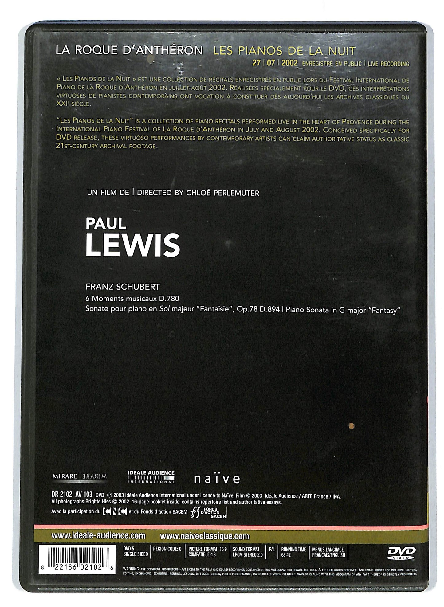 EBOND Paul Lewis - Schubert  DVD D714648