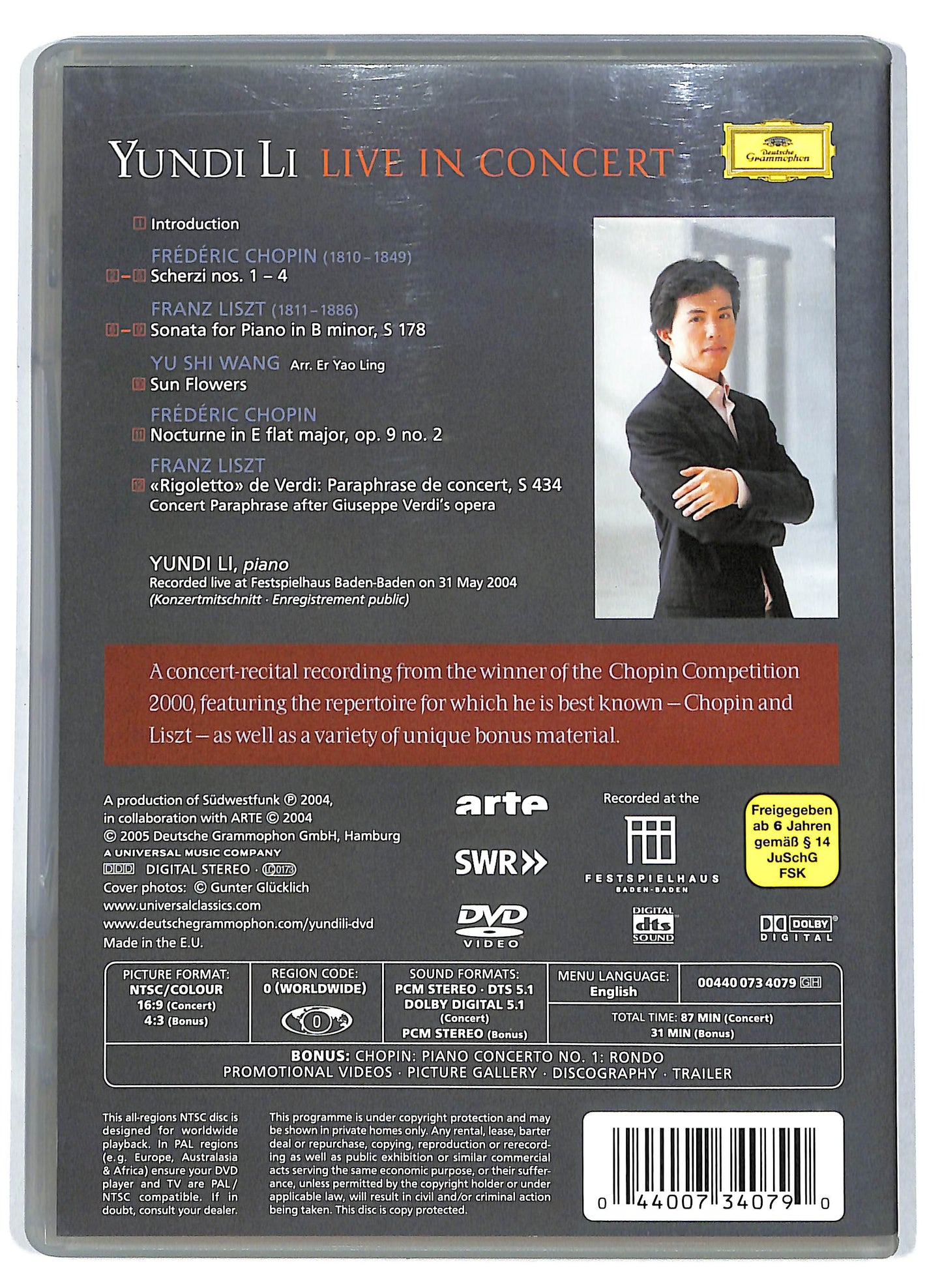 EBOND Chopin - Liszt - Live In Concert DVD D714721