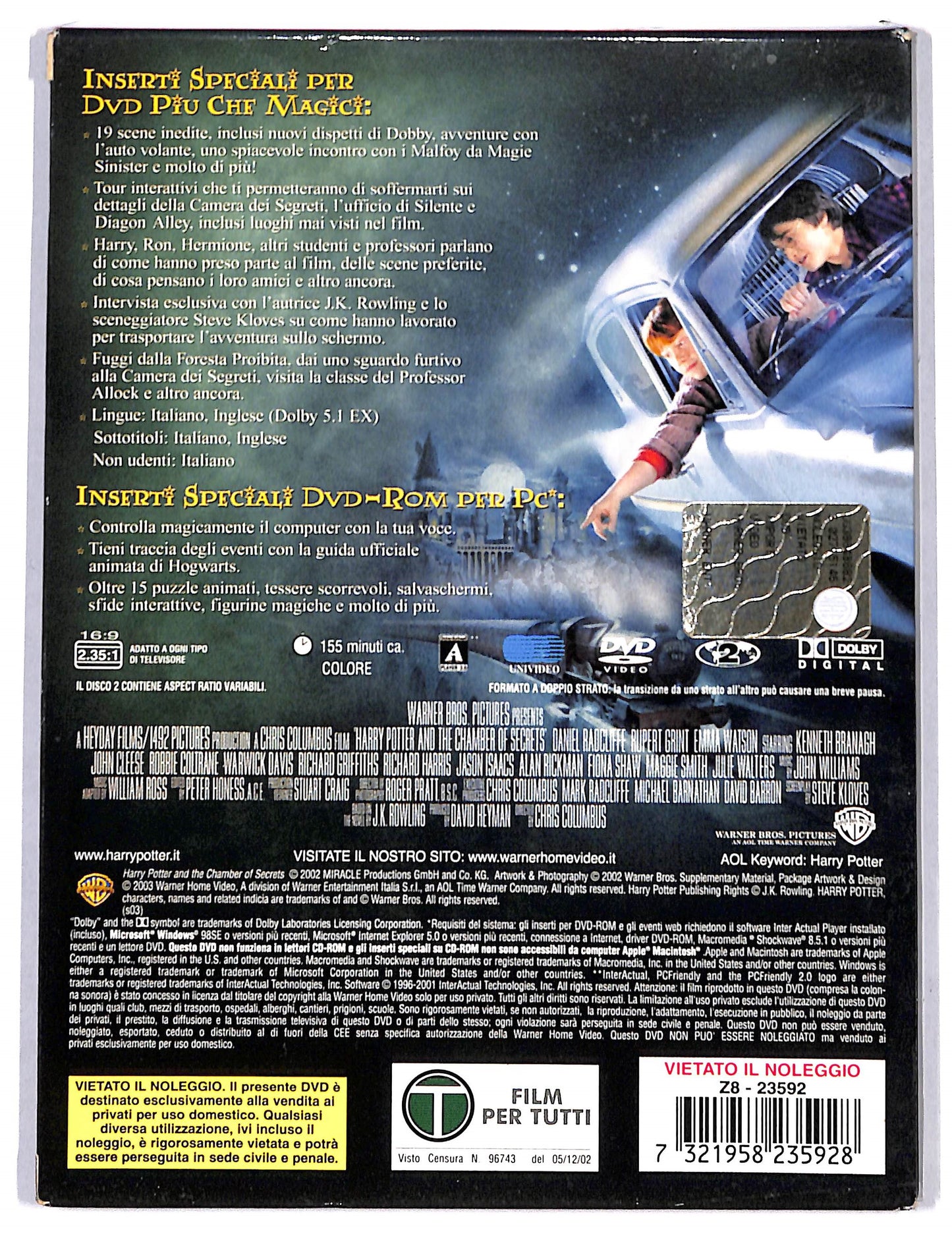 EBOND harry potter e la camera dei segreti  DVD D714827