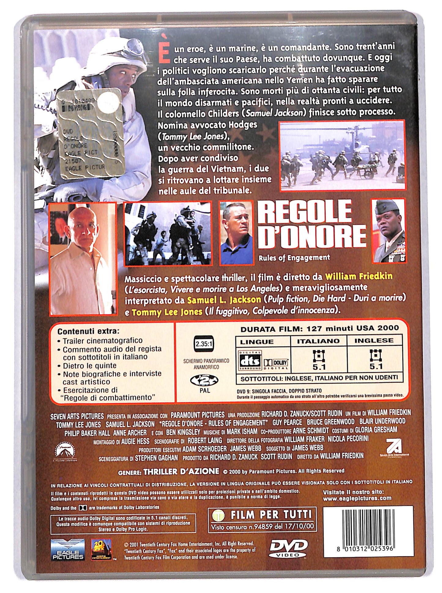 EBOND Regole d'onore DVD D714843