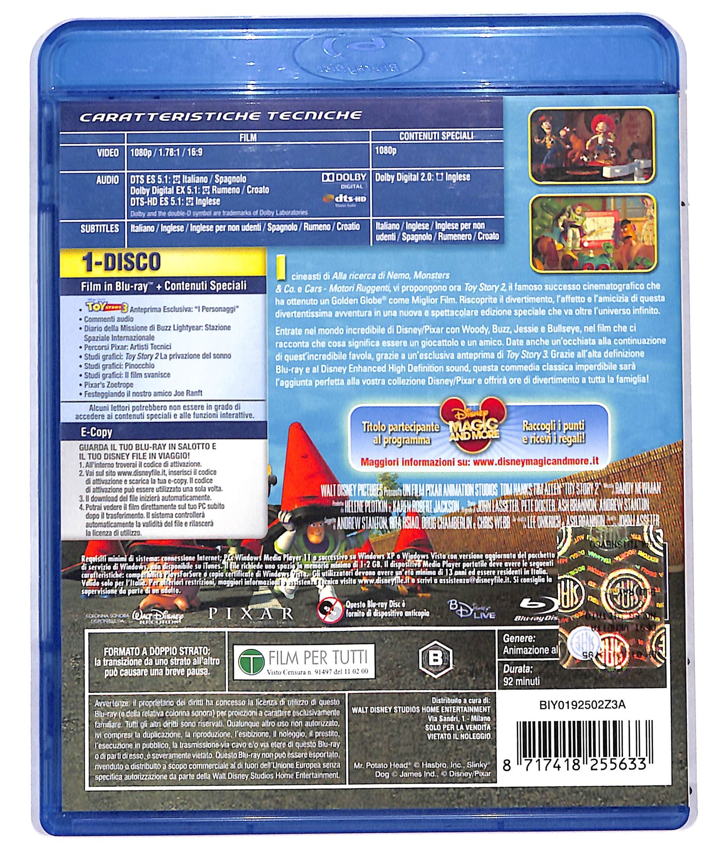 EBOND toy story 2  EDIZIONE SPECIALE  BLURAY D714928