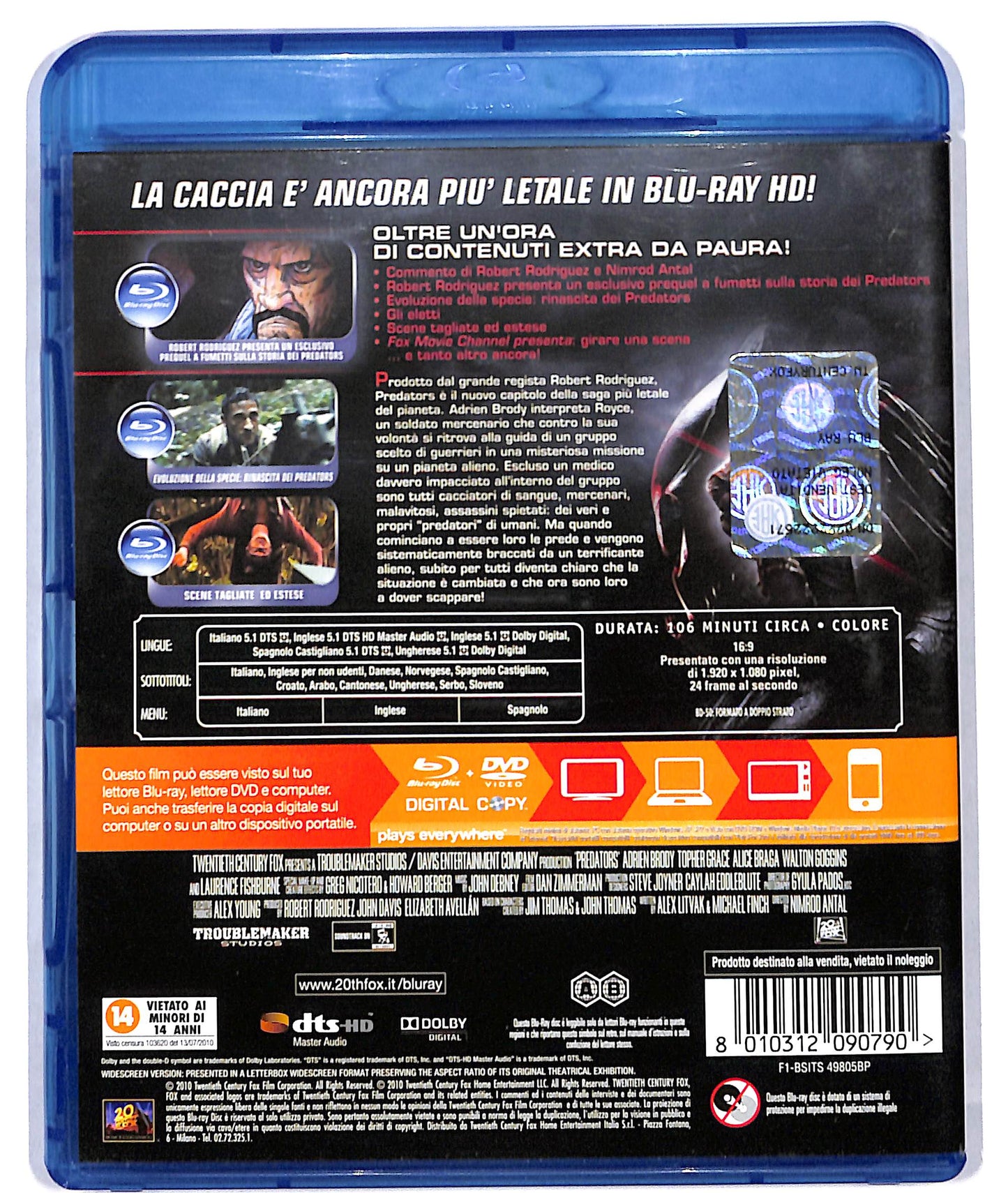 EBOND predators BLURAY D714969