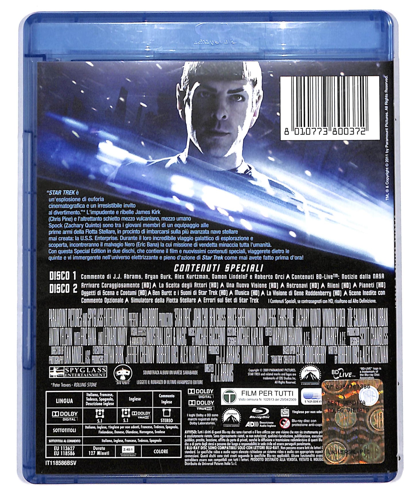 EBOND star trek BLURAY D714975