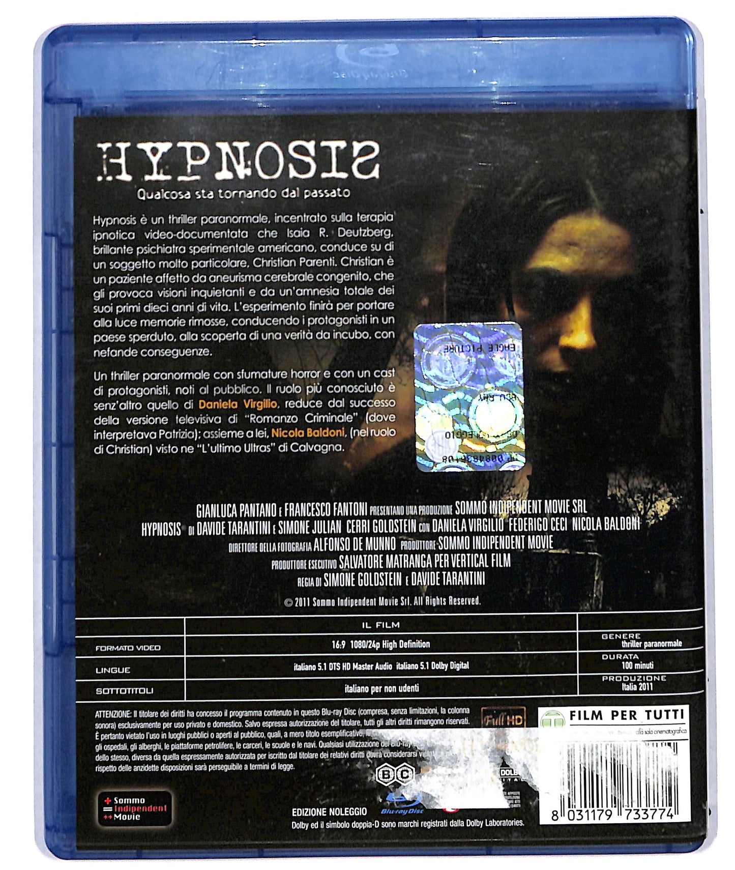 EBOND Hypnosis NOLEGGIO BLURAY D714976