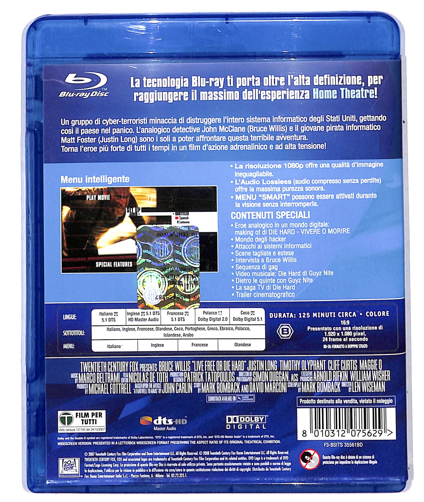 EBOND die hard, vivere o morire BLURAY D715001