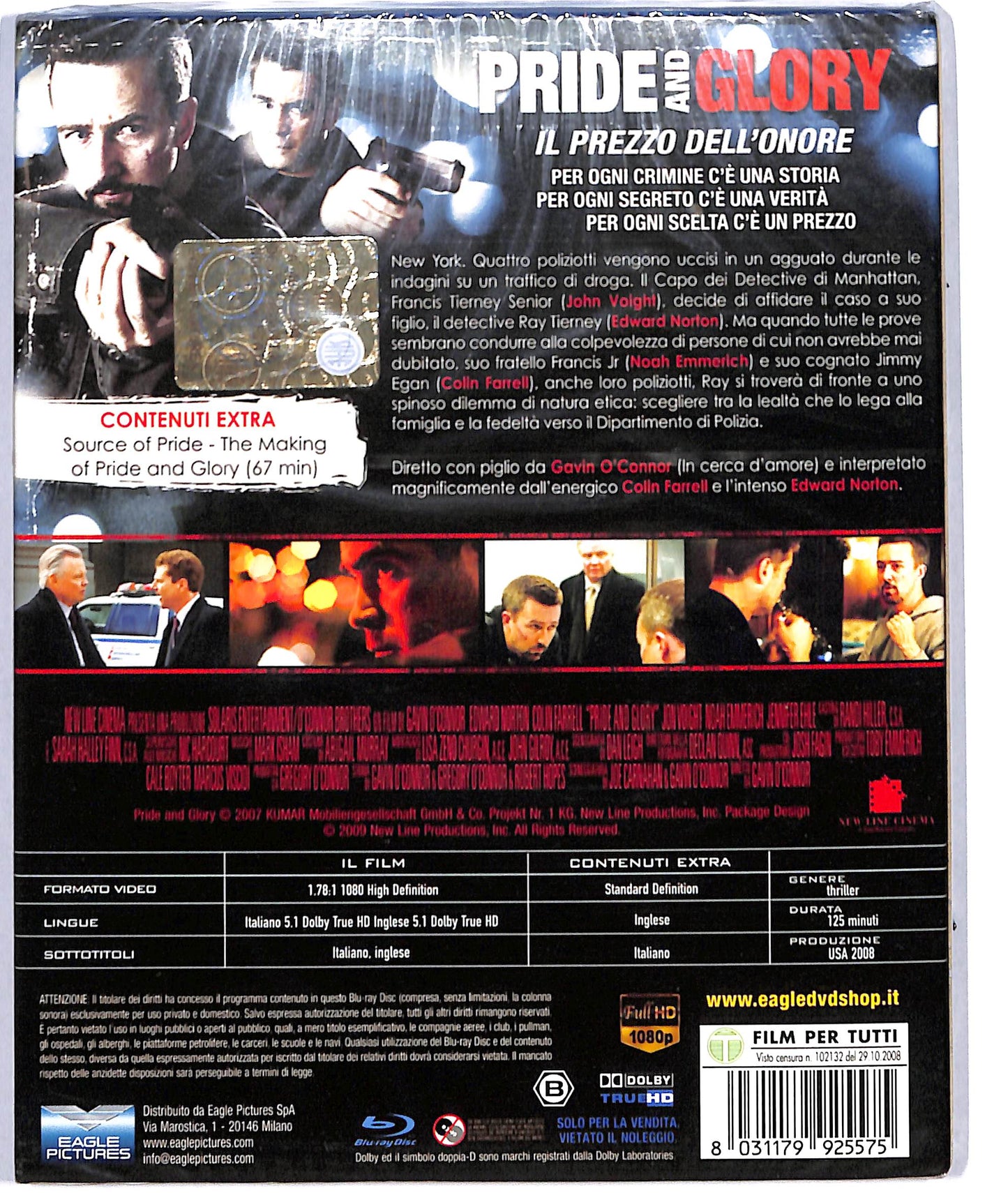 EBOND pride and glory - il prezzo dell'onore BLURAY D715015