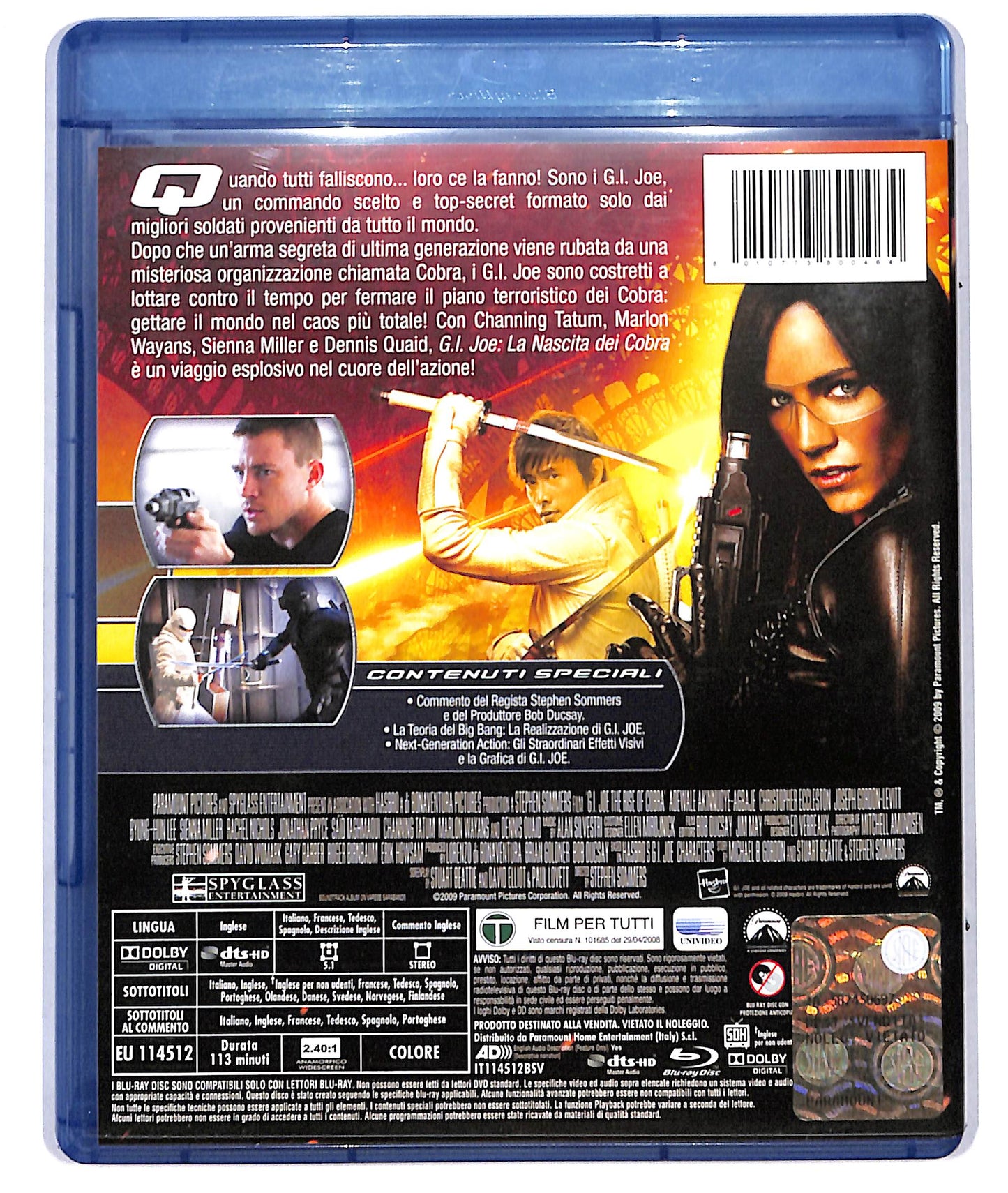 EBOND g.i. joe - la nascita dei cobra BLURAY D715030