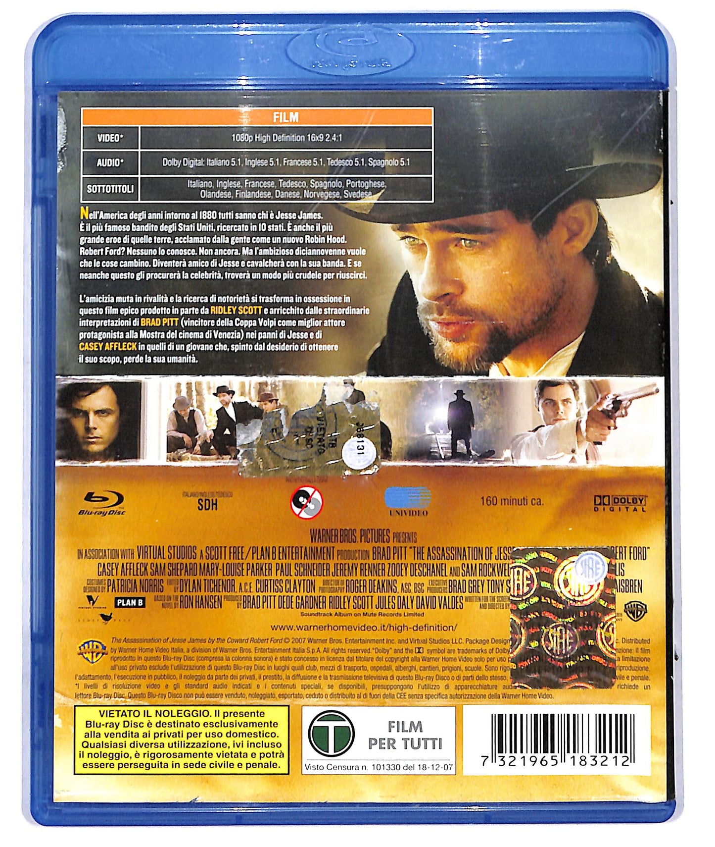 EBOND l'assassinio di jasse james BLURAY D715066