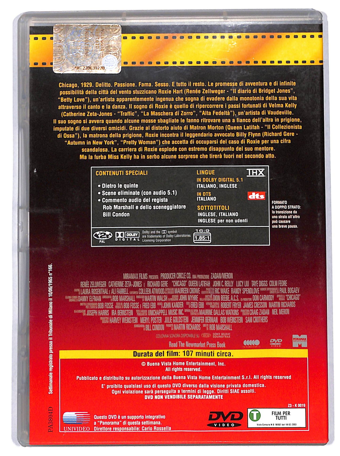 EBOND Chicago EDITORIALE DVD D715103