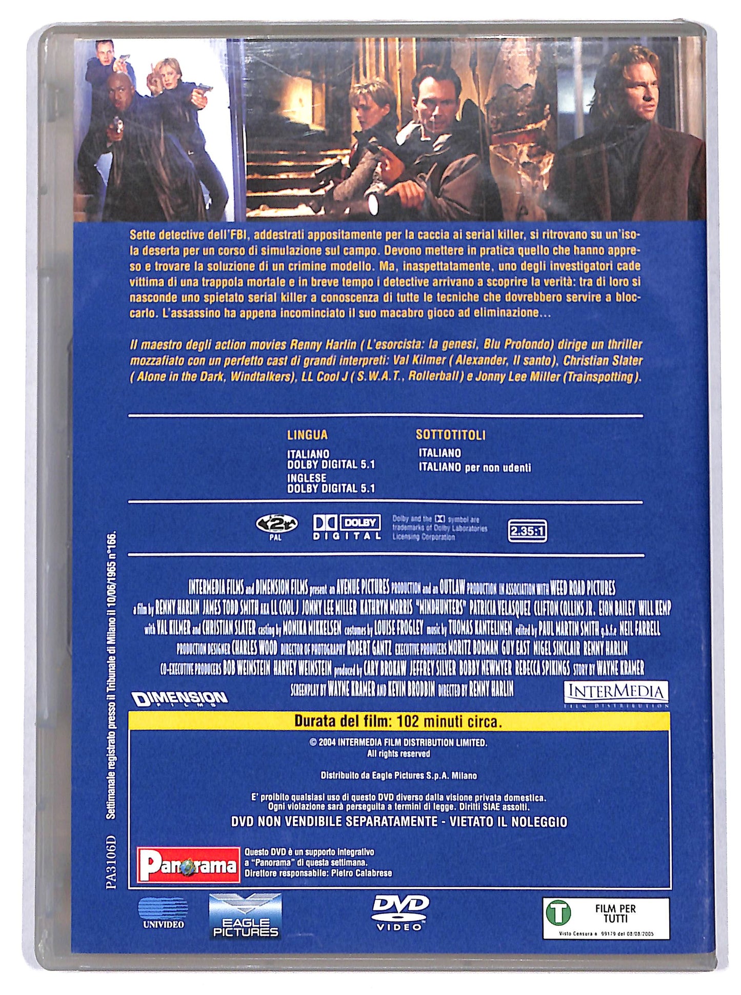 EBOND Nella mente del serial killer EDITORIALE DVD D715152