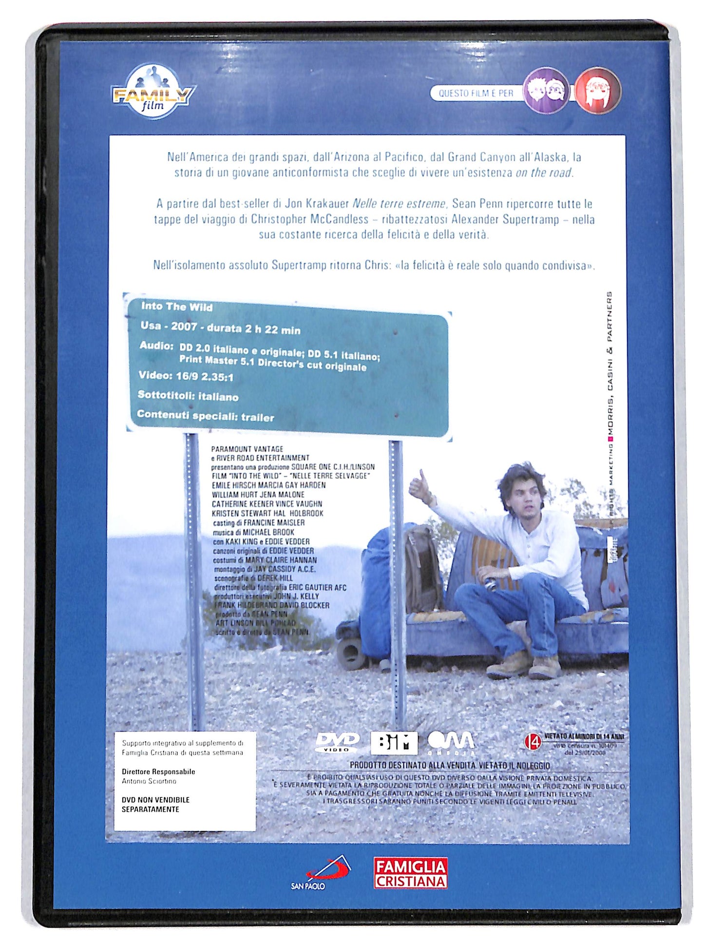 EBOND Into the Wild - Nelle terre selvagge EDITORIALE DVD D715324