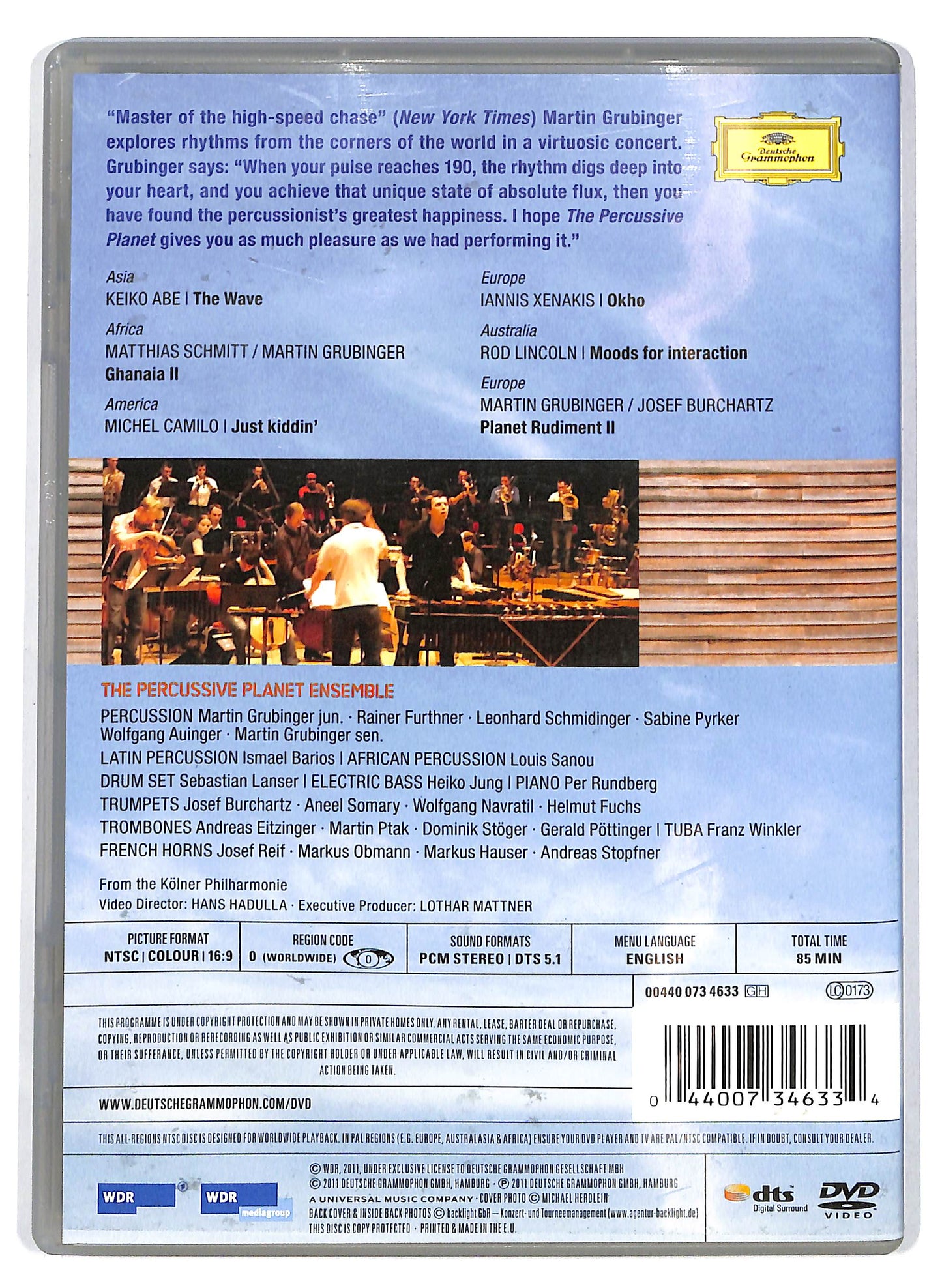 EBOND The Percussive Planet DVD D715450