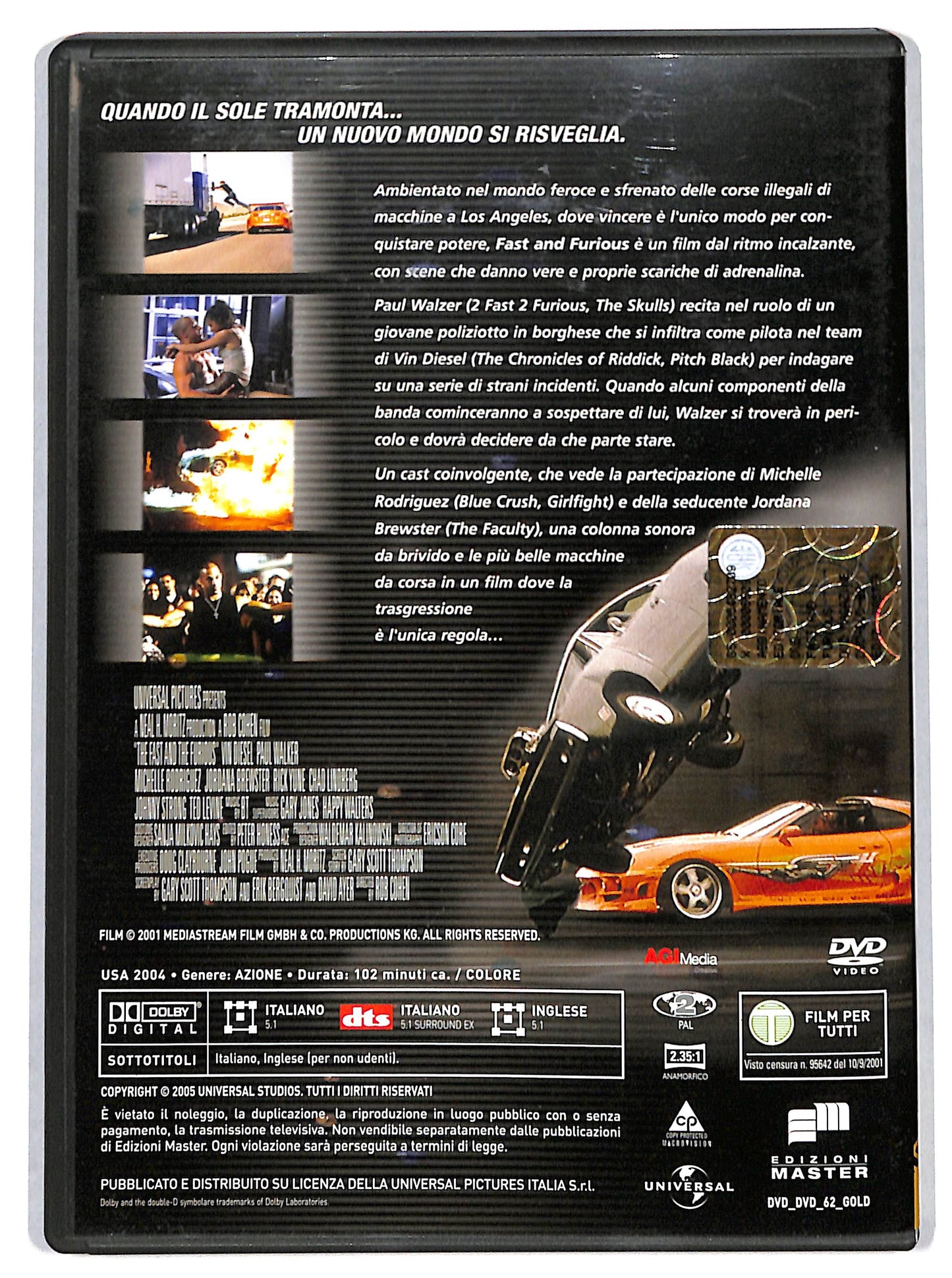 EBOND Fast and Furious EDITORIALE DVD D715907