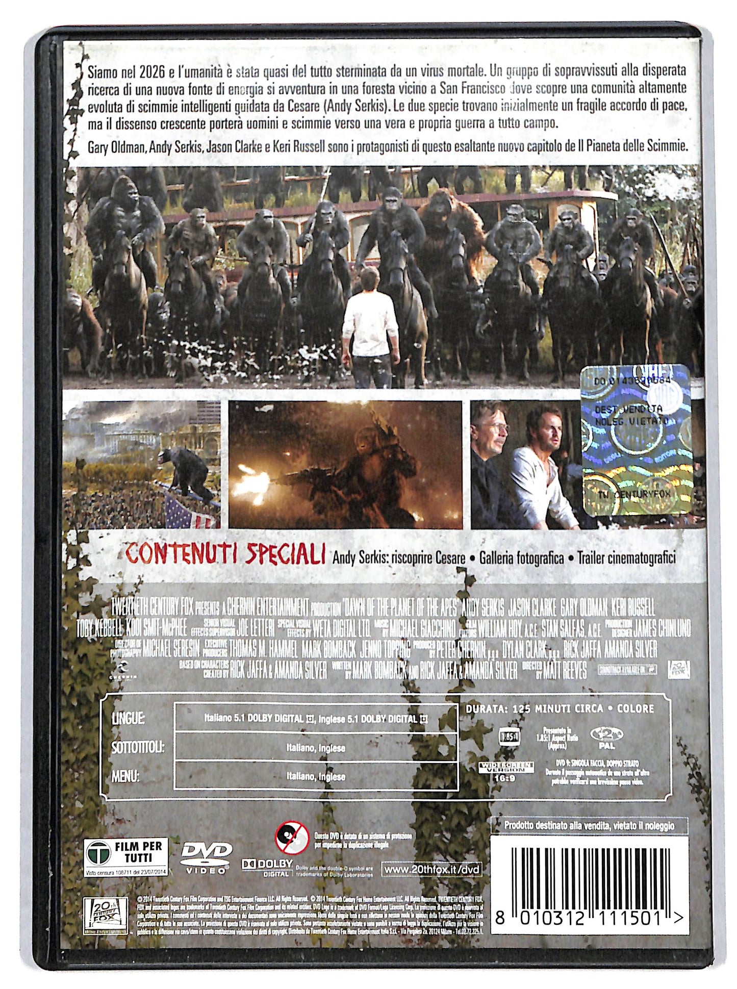 EBOND Apes Revolution  DVD D715908