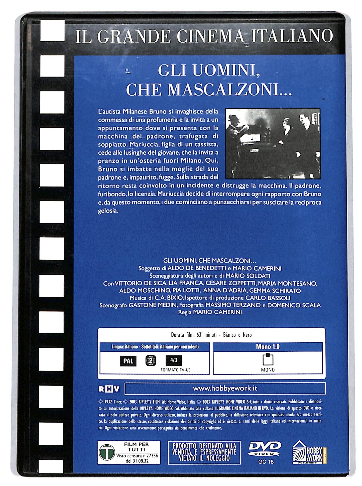 EBOND Gli uomini, che mascalzoni... EDITORIALE DVD D715917