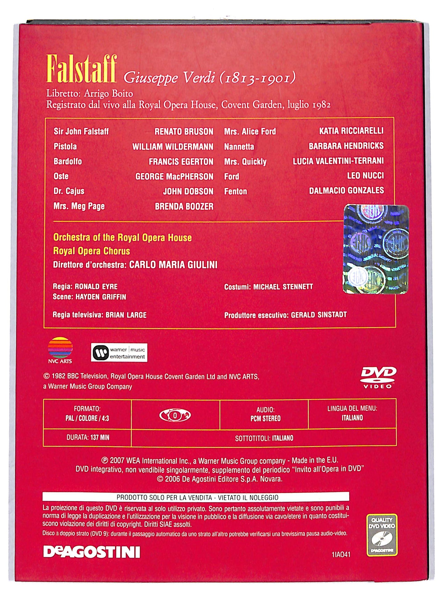 EBOND Invito all'opera - Falstaff vol 41 EDITORIALE DVD D716017