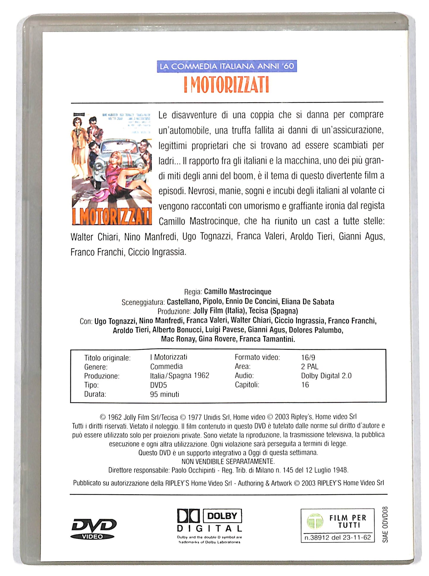 EBOND I motorizzati EDITORIALE DVD D716139