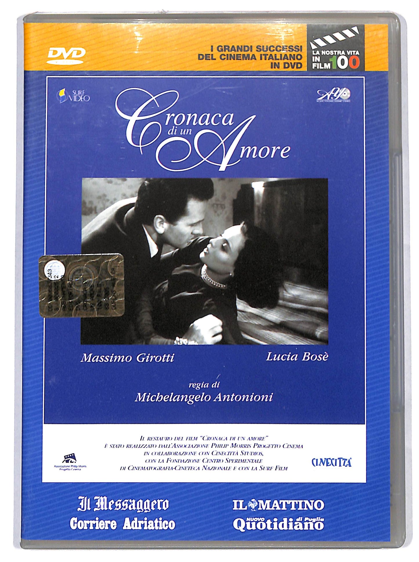 EBOND Cronaca Di Un Amore DVD  Editoriale EDITORIALE D716211