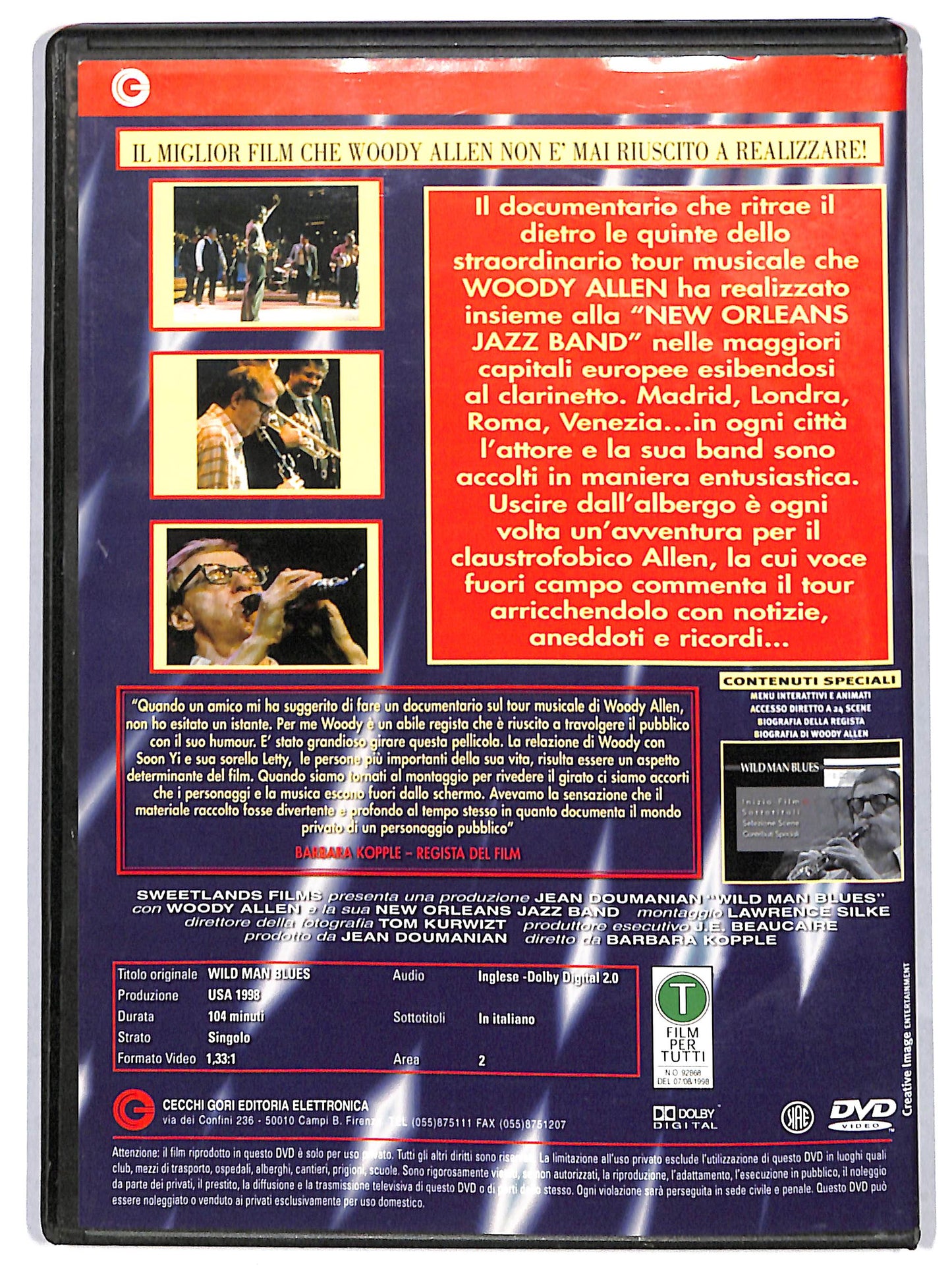 EBOND Wild Man Blues EDITORIALE DVD D716227