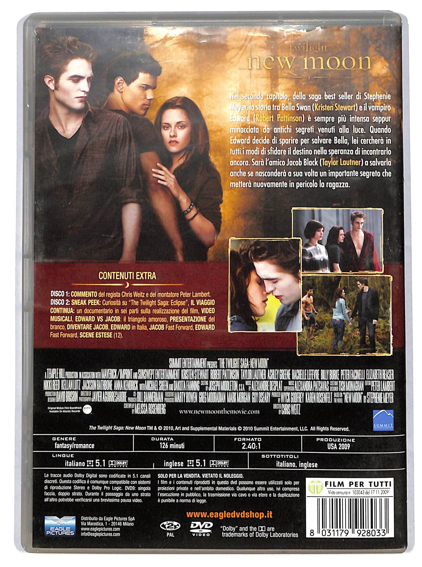 EBOND new moon -  EDIZIONE SPECIALE 2 dischi DVD D716318