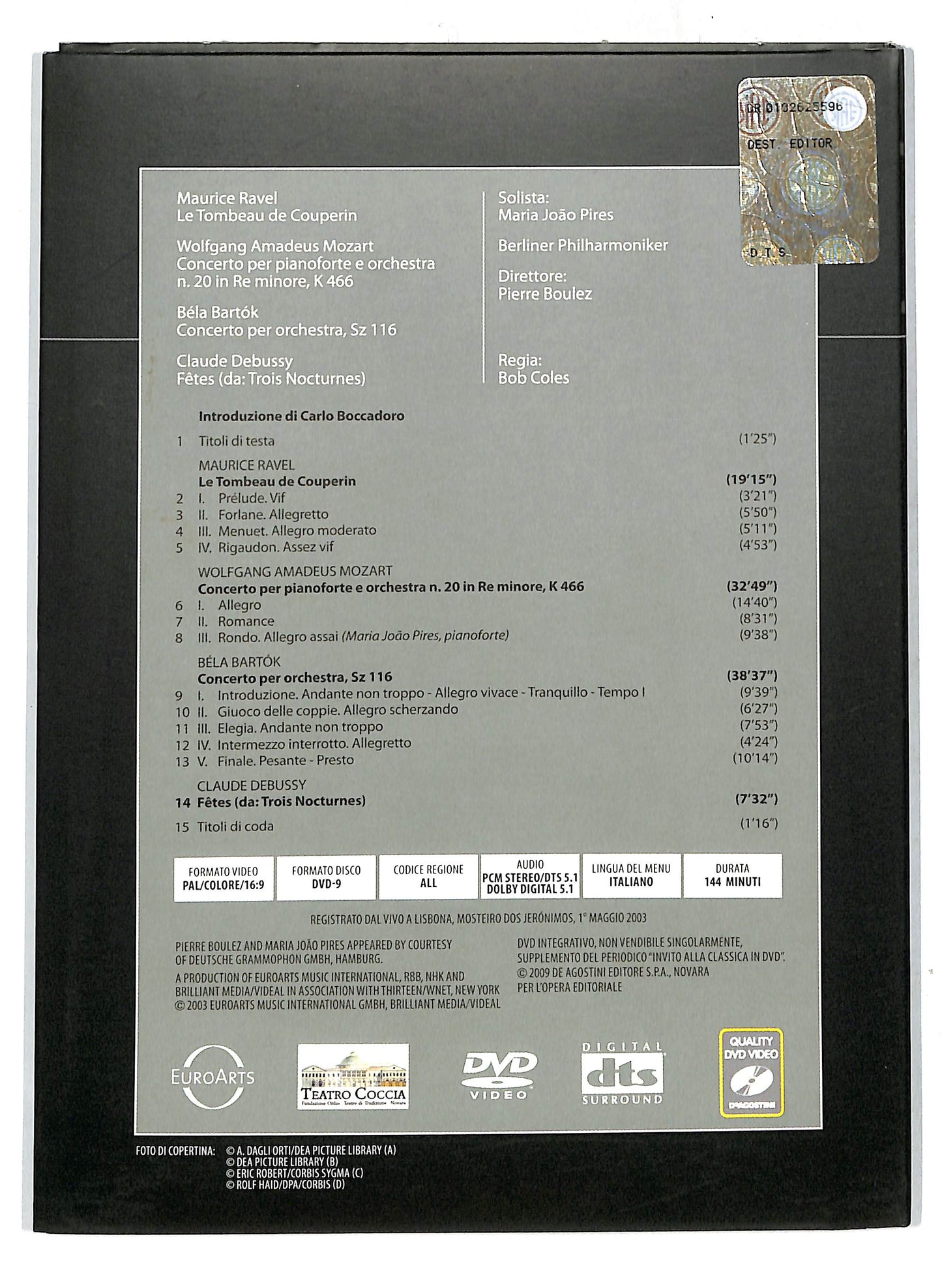 EBOND Invito alla clas. - Bartok/Mozart/Pires/Boulez v.18 EDITORIALE DVD D716654