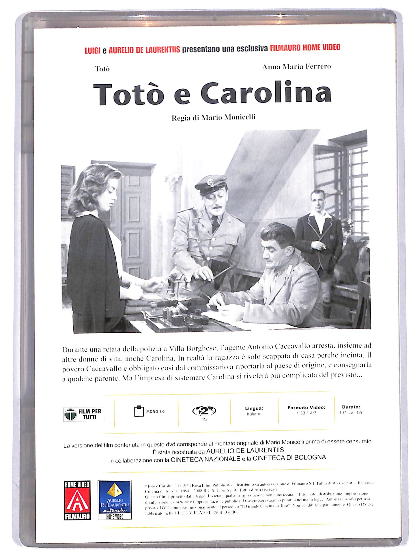 EBOND Toto e Carolina EDITORIALE DVD D716821