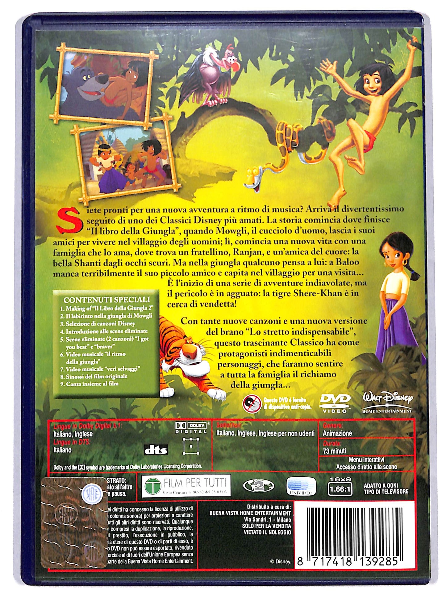 EBOND Il libro della giungla 2 DVD D716827