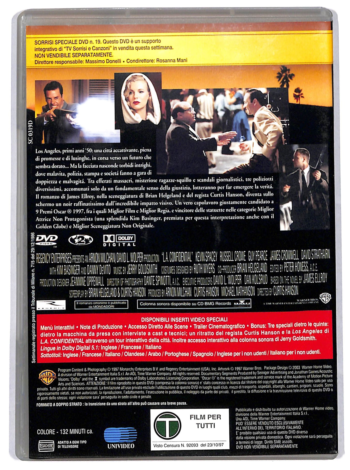 EBOND L.A. Confidential EDITORIALE DVD D717711