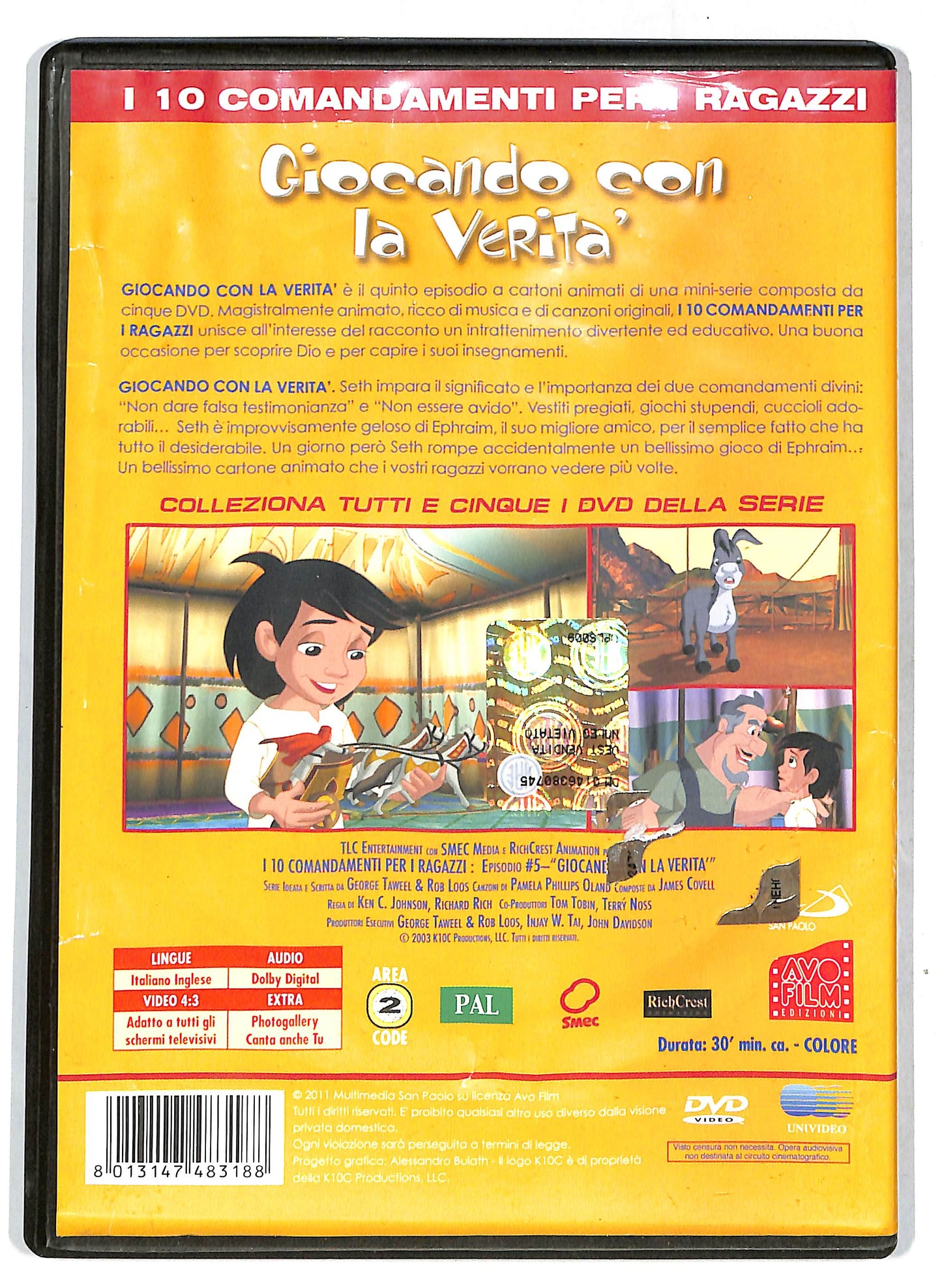 EBOND I 10 Comandamenti per i Ragazzi - Giocando con la verita DVD D717814
