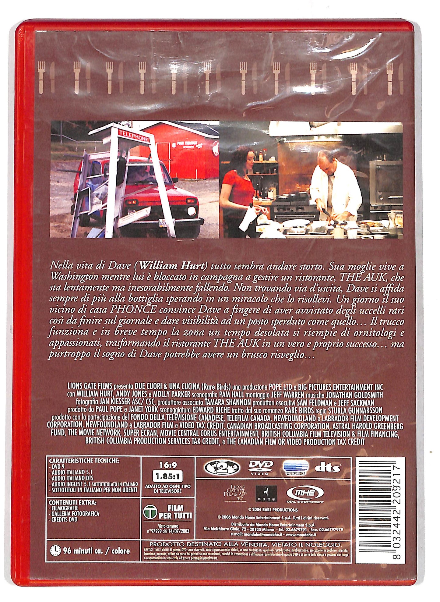 EBOND Due cuori e una cucina DVD D718131