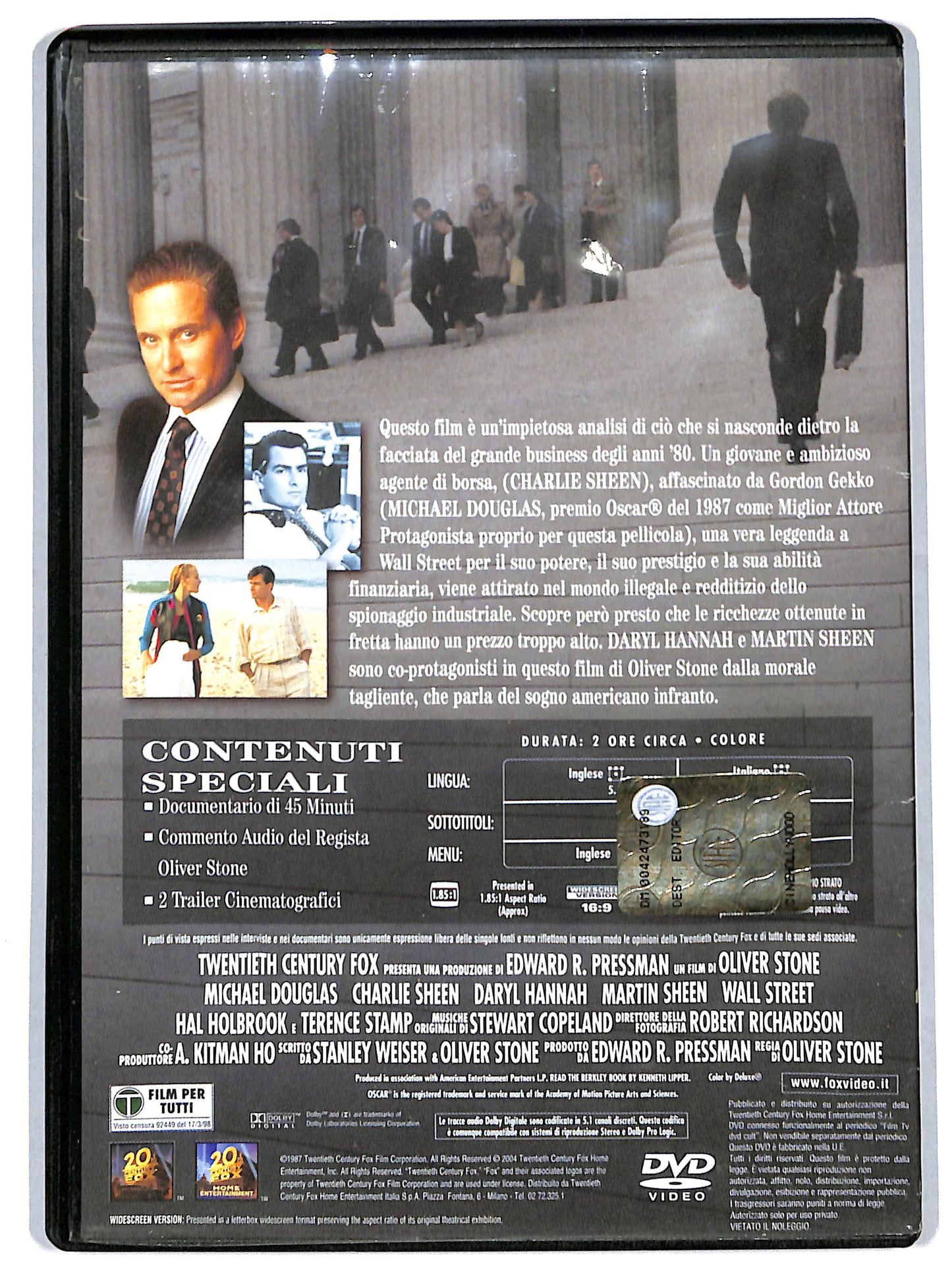 EBOND Wall Street  EDITORIALE DVD D718262