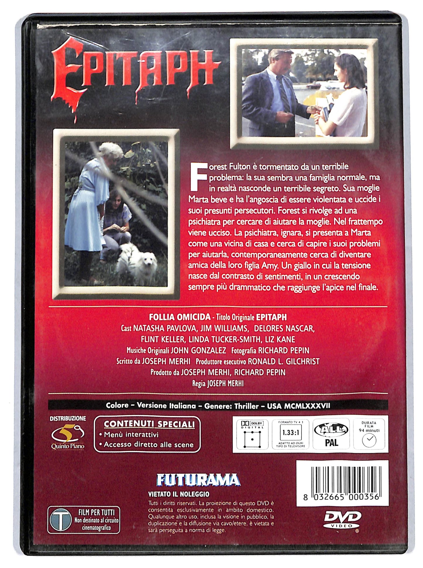 EBOND epitaph DVD D718308