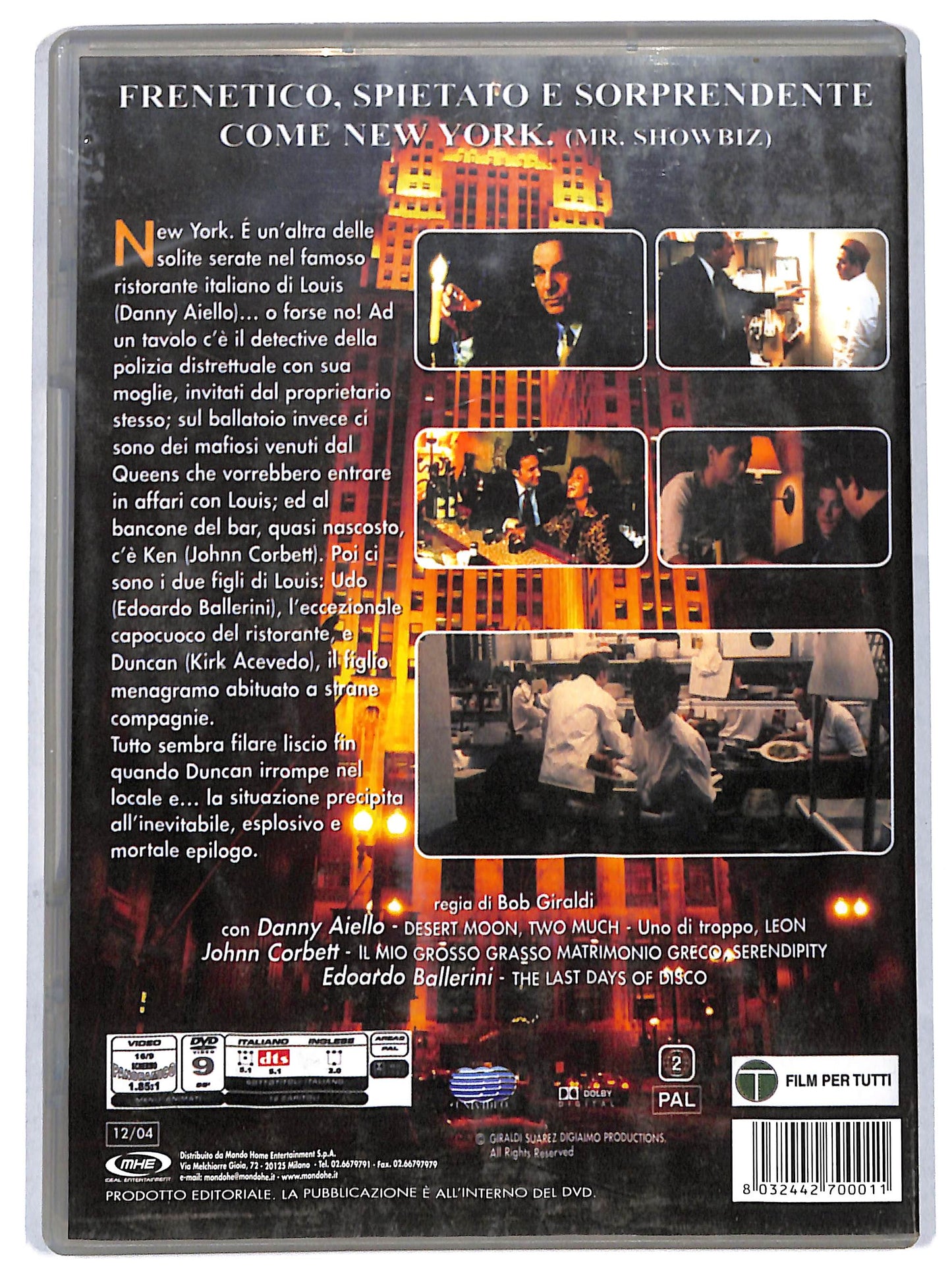 EBOND Dinner Rush  EDITORIALE DVD D718354