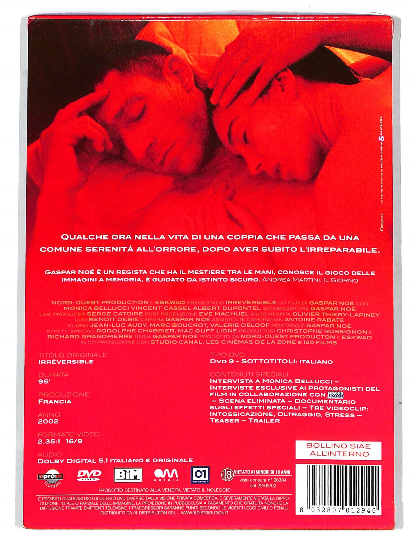 EBOND Irreversible Slipcase DVD SLIM D718518