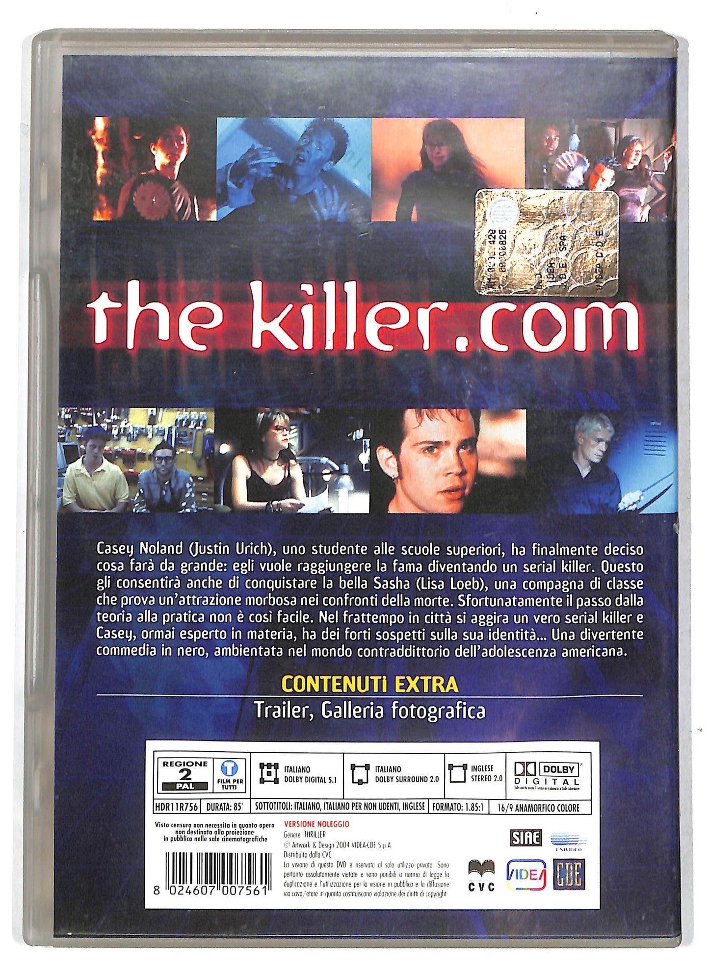 EBOND The killer.com EDITORIALE DVD D718539