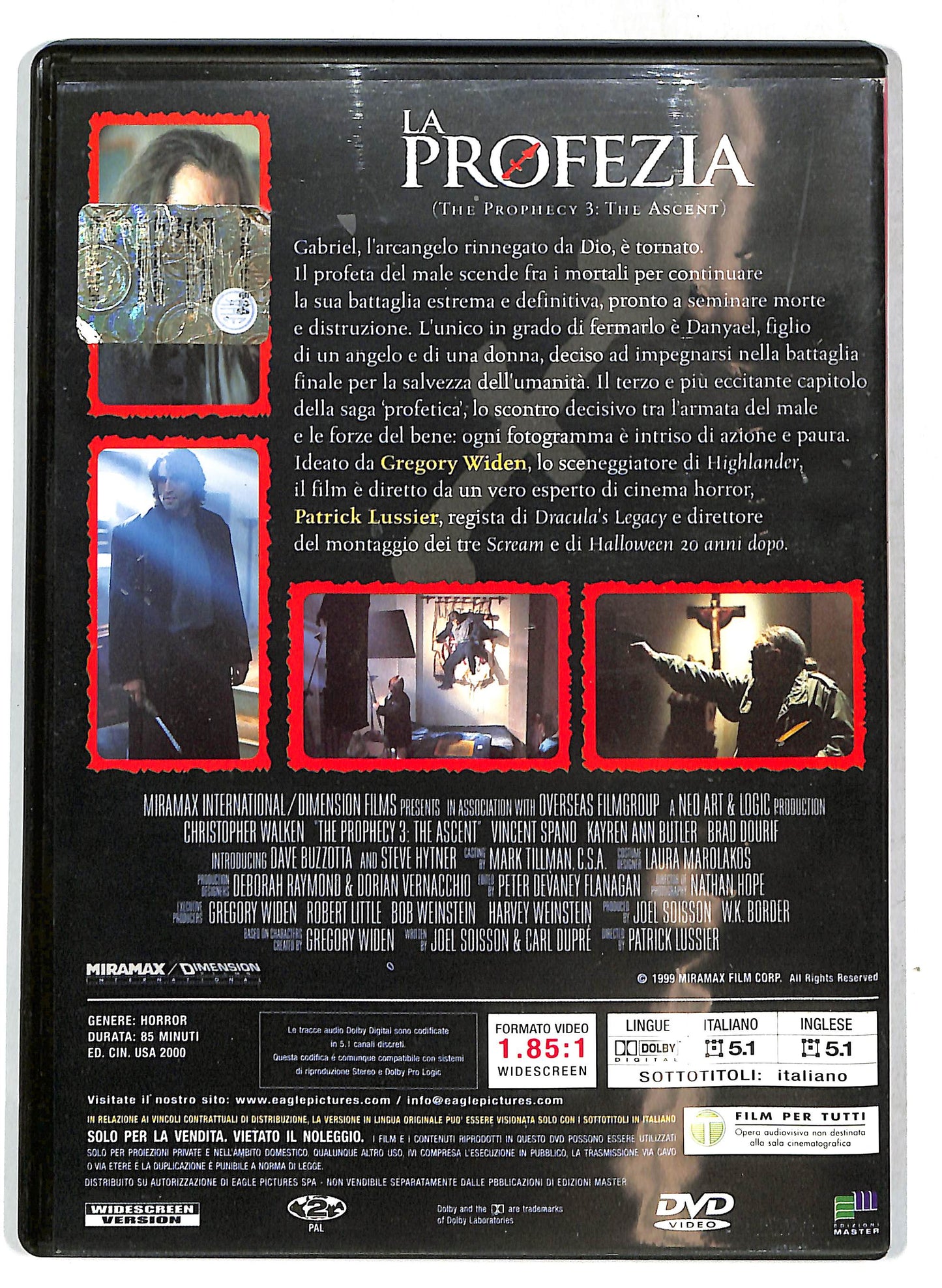 EBOND La profezia EDITORIALE DVD D718724