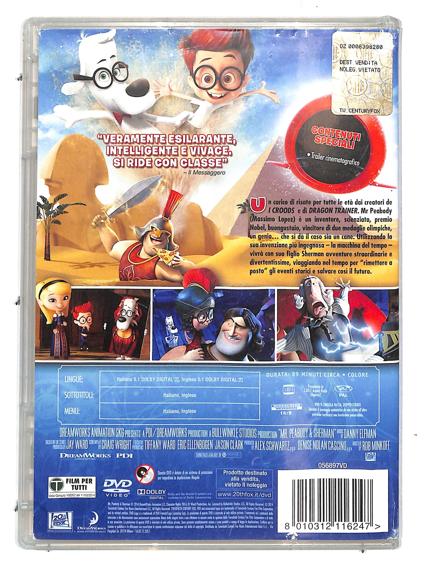 EBOND Mr. Peabody e Sherman - SLIM DVD D718768