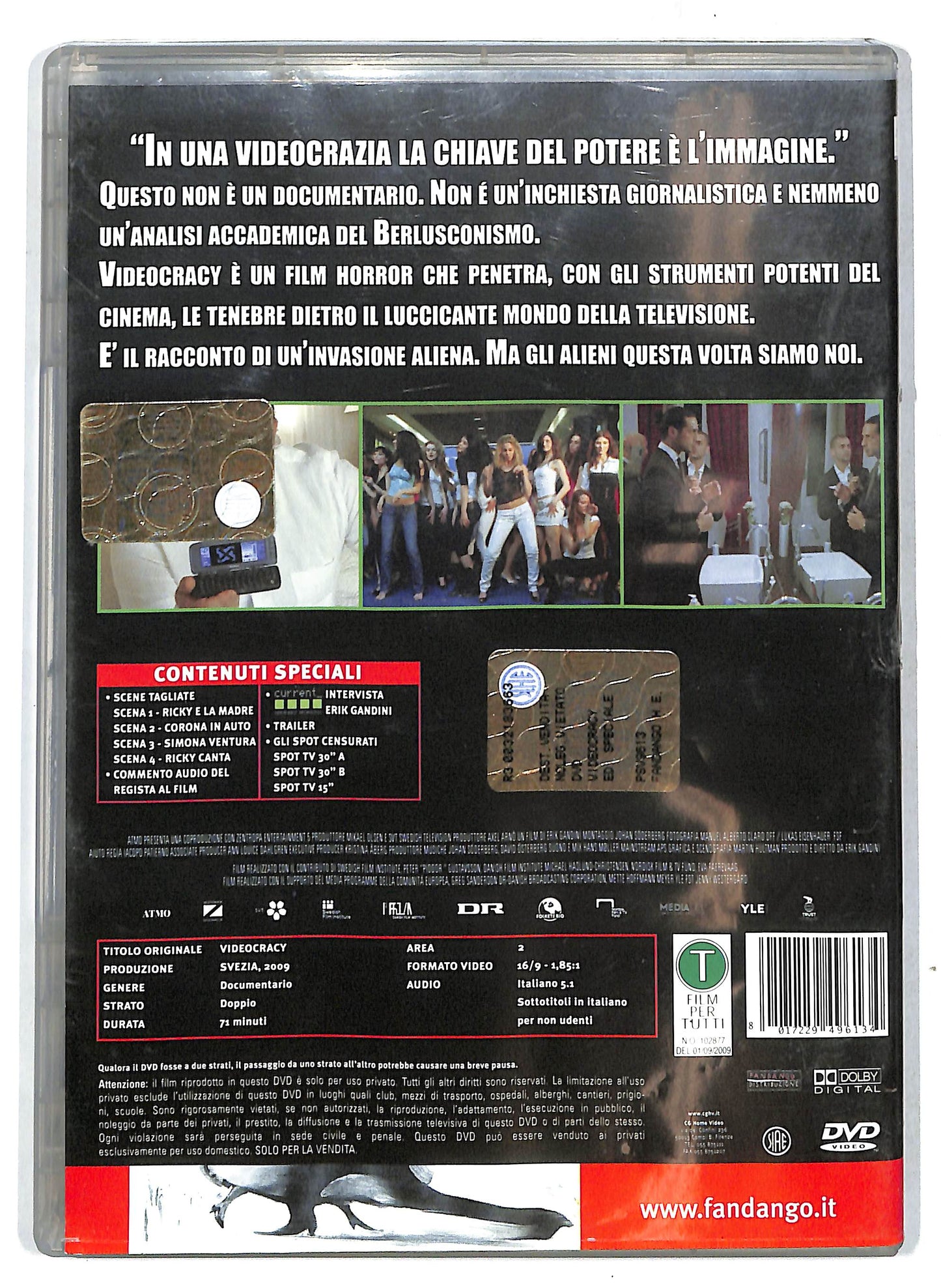 EBOND videocracy basta apparire  DVD D718831