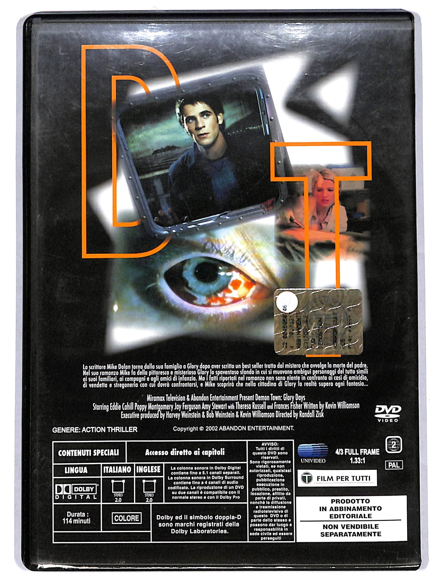 EBOND Demon Town  EDITORIALE DVD D719263