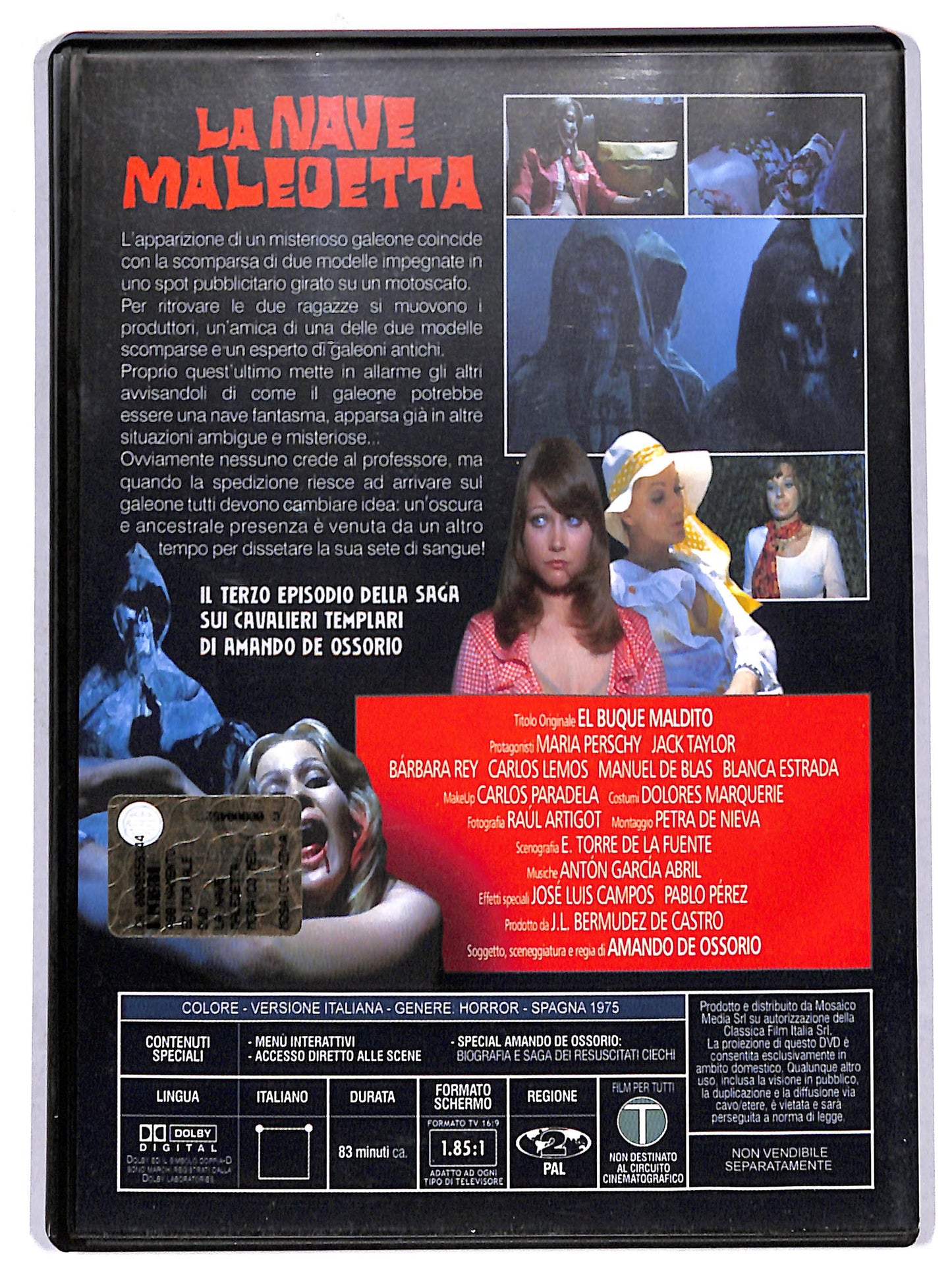 EBOND La nave maledetta EDITORIALE DVD D719354