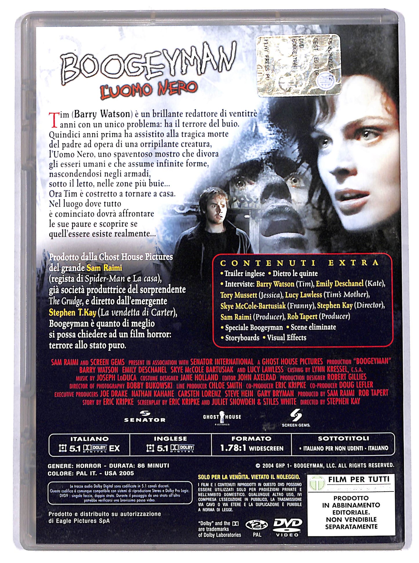 EBOND Boogeyman - L'uomo nero EDITORIALE DVD D719360