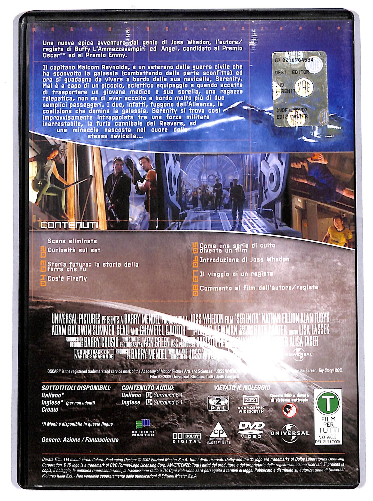 EBOND Serenity  EDITORIALE DVD D719437