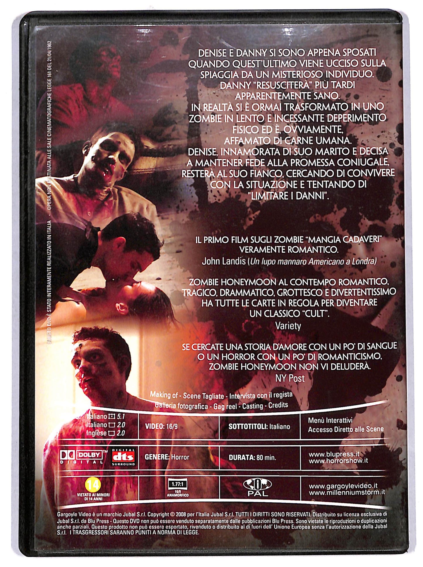 EBOND Zombie honeymoon EDITORIALE DVD D719438